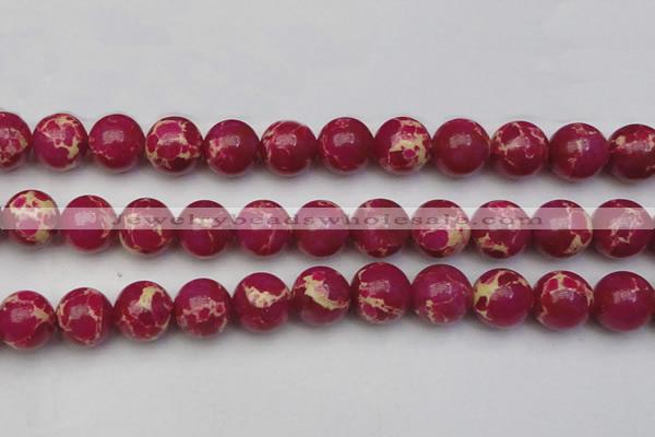 CDE2041 15.5 inches 20mm round dyed sea sediment jasper beads