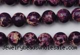 CDE2045 15.5 inches 6mm round dyed sea sediment jasper beads