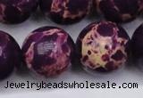 CDE2054 15.5 inches 24mm round dyed sea sediment jasper beads