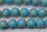 CDE2057 15.5 inches 8mm round dyed sea sediment jasper beads