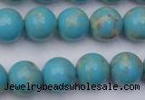 CDE2060 15.5 inches 14mm round dyed sea sediment jasper beads