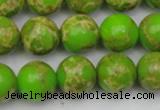 CDE2071 15.5 inches 14mm round dyed sea sediment jasper beads