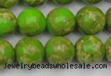 CDE2072 15.5 inches 16mm round dyed sea sediment jasper beads