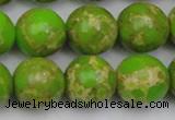 CDE2073 15.5 inches 18mm round dyed sea sediment jasper beads