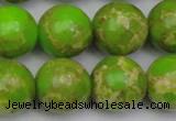 CDE2074 15.5 inches 20mm round dyed sea sediment jasper beads