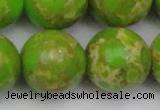 CDE2076 15.5 inches 24mm round dyed sea sediment jasper beads