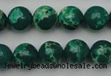 CDE2080 15.5 inches 10mm round dyed sea sediment jasper beads