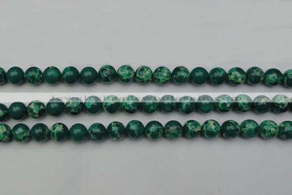 CDE2080 15.5 inches 10mm round dyed sea sediment jasper beads