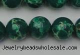 CDE2083 15.5 inches 16mm round dyed sea sediment jasper beads