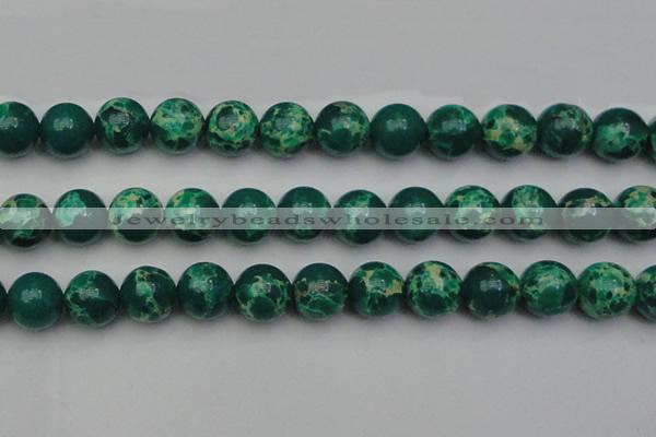 CDE2084 15.5 inches 18mm round dyed sea sediment jasper beads