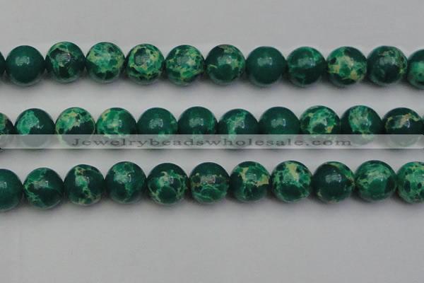 CDE2087 15.5 inches 24mm round dyed sea sediment jasper beads