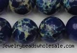 CDE2095 15.5 inches 18mm round dyed sea sediment jasper beads