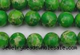 CDE2222 15.5 inches 8mm round dyed sea sediment jasper beads