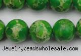 CDE2225 15.5 inches 14mm round dyed sea sediment jasper beads