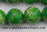 CDE2228 15.5 inches 20mm round dyed sea sediment jasper beads