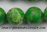 CDE2229 15.5 inches 22mm round dyed sea sediment jasper beads