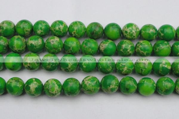 CDE2229 15.5 inches 22mm round dyed sea sediment jasper beads