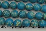 CDE2231 15.5 inches 4mm round dyed sea sediment jasper beads