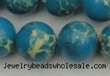 CDE2239 15.5 inches 20mm round dyed sea sediment jasper beads