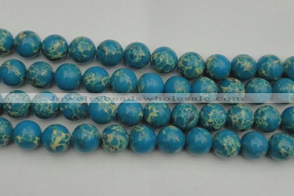 CDE2239 15.5 inches 20mm round dyed sea sediment jasper beads