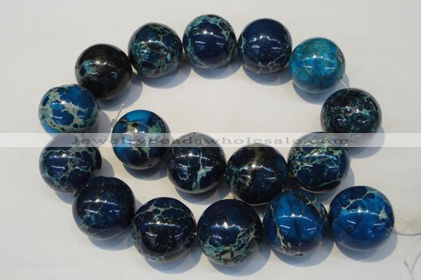 CDE224 15.5 inches 24mm round dyed sea sediment jasper beads