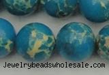 CDE2240 15.5 inches 22mm round dyed sea sediment jasper beads