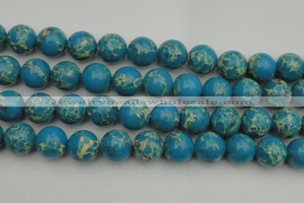 CDE2241 15.5 inches 24mm round dyed sea sediment jasper beads