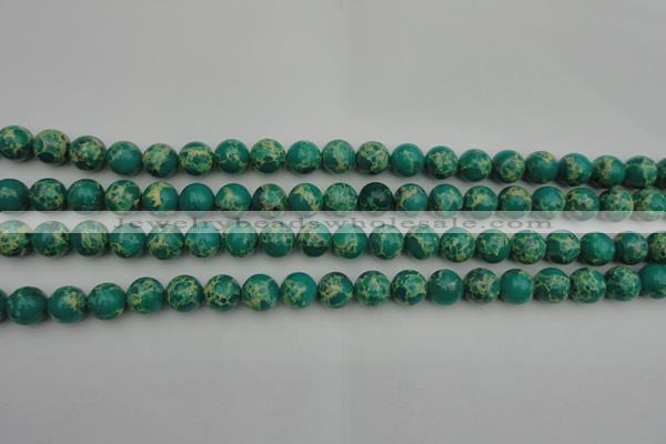 CDE2242 15.5 inches 4mm round dyed sea sediment jasper beads