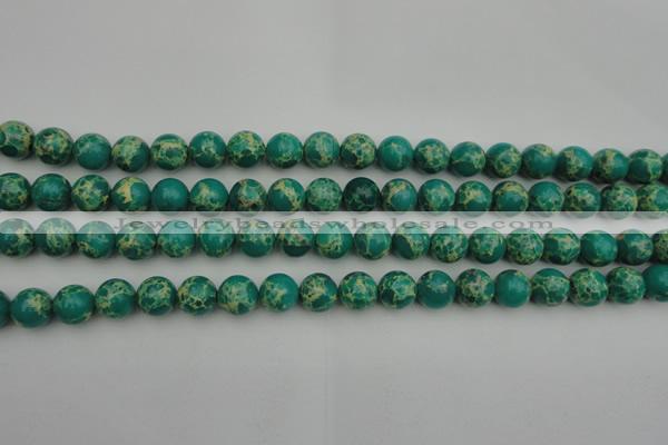 CDE2244 15.5 inches 8mm round dyed sea sediment jasper beads