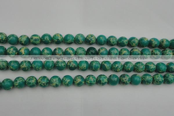 CDE2245 15.5 inches 10mm round dyed sea sediment jasper beads