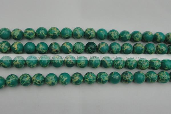 CDE2246 15.5 inches 12mm round dyed sea sediment jasper beads