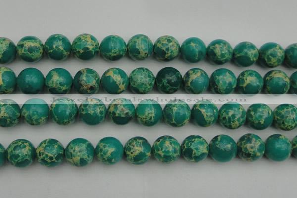 CDE2249 15.5 inches 18mm round dyed sea sediment jasper beads