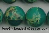 CDE2252 15.5 inches 24mm round dyed sea sediment jasper beads