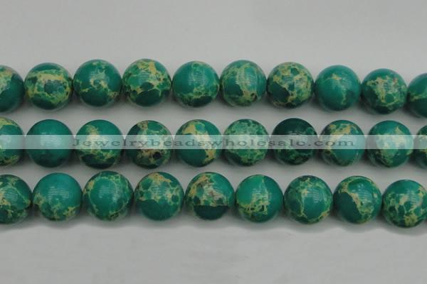 CDE2252 15.5 inches 24mm round dyed sea sediment jasper beads