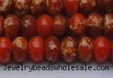 CDE2606 15.5 inches 15*20mm rondelle dyed sea sediment jasper beads