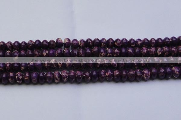 CDE2638 15.5 inches 15*20mm rondelle dyed sea sediment jasper beads