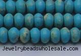 CDE2642 15.5 inches 8*12mm rondelle dyed sea sediment jasper beads