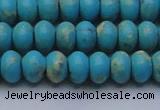 CDE2643 15.5 inches 10*14mm rondelle dyed sea sediment jasper beads