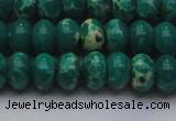 CDE2677 15.5 inches 13*18mm rondelle dyed sea sediment jasper beads