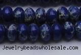 CDE2684 15.5 inches 12*16mm rondelle dyed sea sediment jasper beads