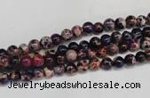 CDE360 15.5 inches 4mm round dyed sea sediment jasper beads