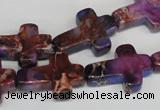 CDE450 15.5 inches 15*20mm cross dyed sea sediment jasper beads