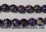 CDE696 15.5 inches 10mm round dyed sea sediment jasper beads