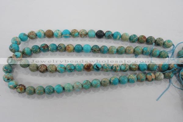 CDE803 15.5 inches 10mm round dyed sea sediment jasper beads wholesale