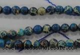 CDE811 15.5 inches 6mm round dyed sea sediment jasper beads wholesale