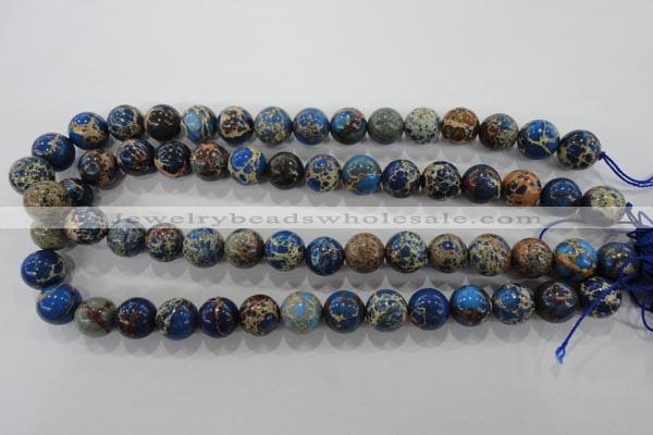 CDE814 15.5 inches 10mm round dyed sea sediment jasper beads wholesale