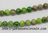 CDE82 15.5 inches 6mm round dyed sea sediment jasper beads