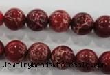 CDE823 15.5 inches 10mm round dyed sea sediment jasper beads wholesale