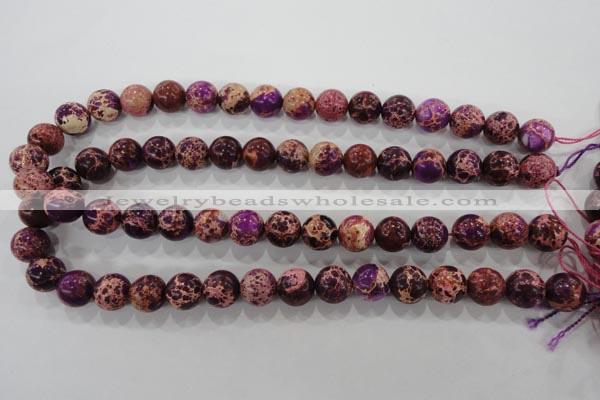 CDE834 15.5 inches 12mm round dyed sea sediment jasper beads wholesale