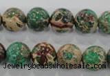 CDE854 15.5 inches 12mm round dyed sea sediment jasper beads wholesale